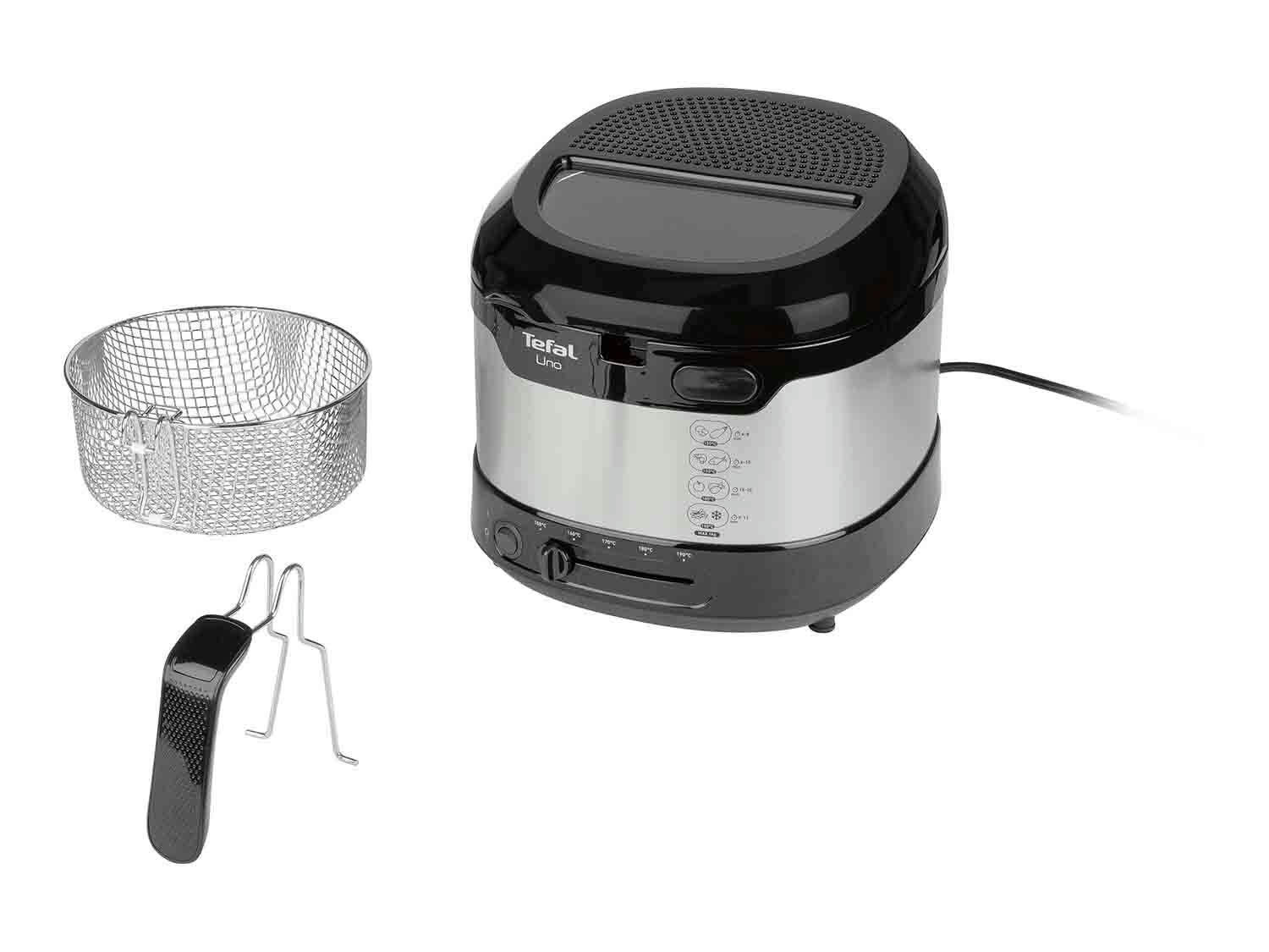 Tefal ® Freidora de acero inoxidable