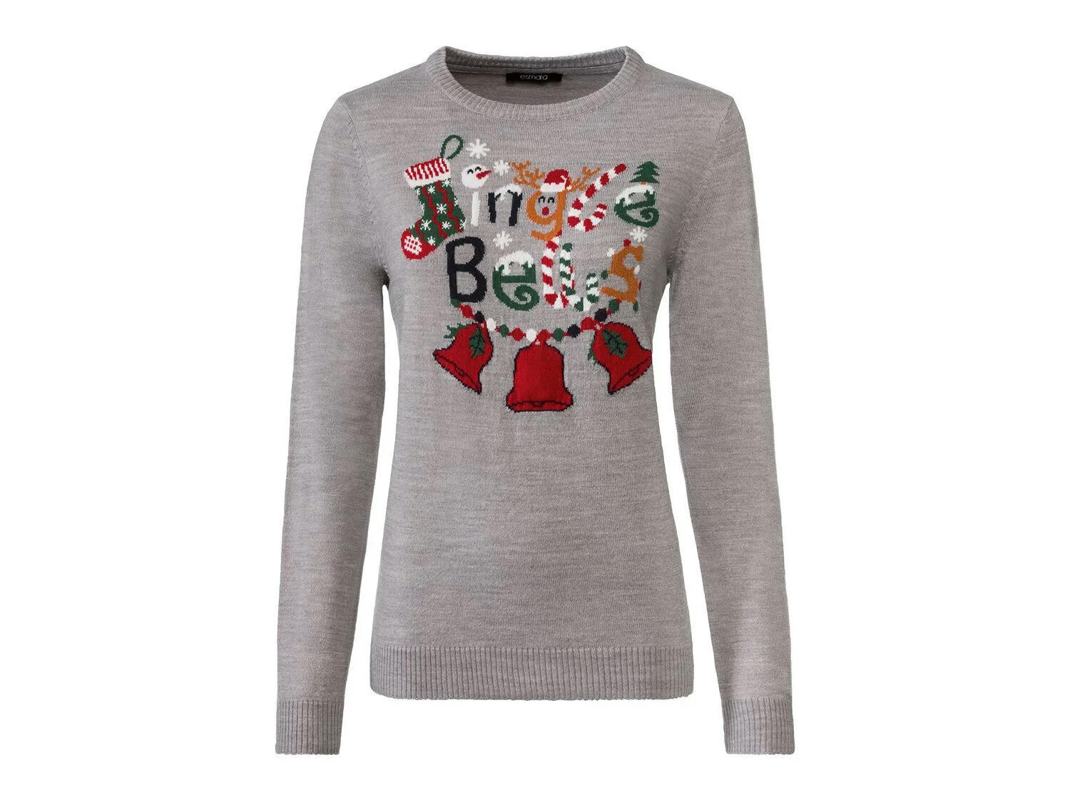 Jersey navideño con luces led para mujer