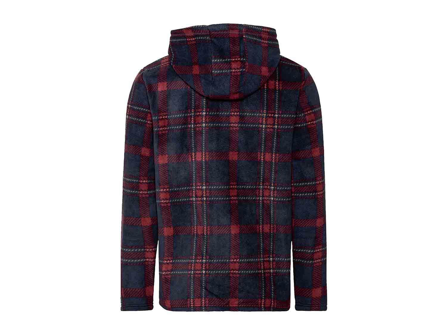 Chaqueta polar con capucha para hombre