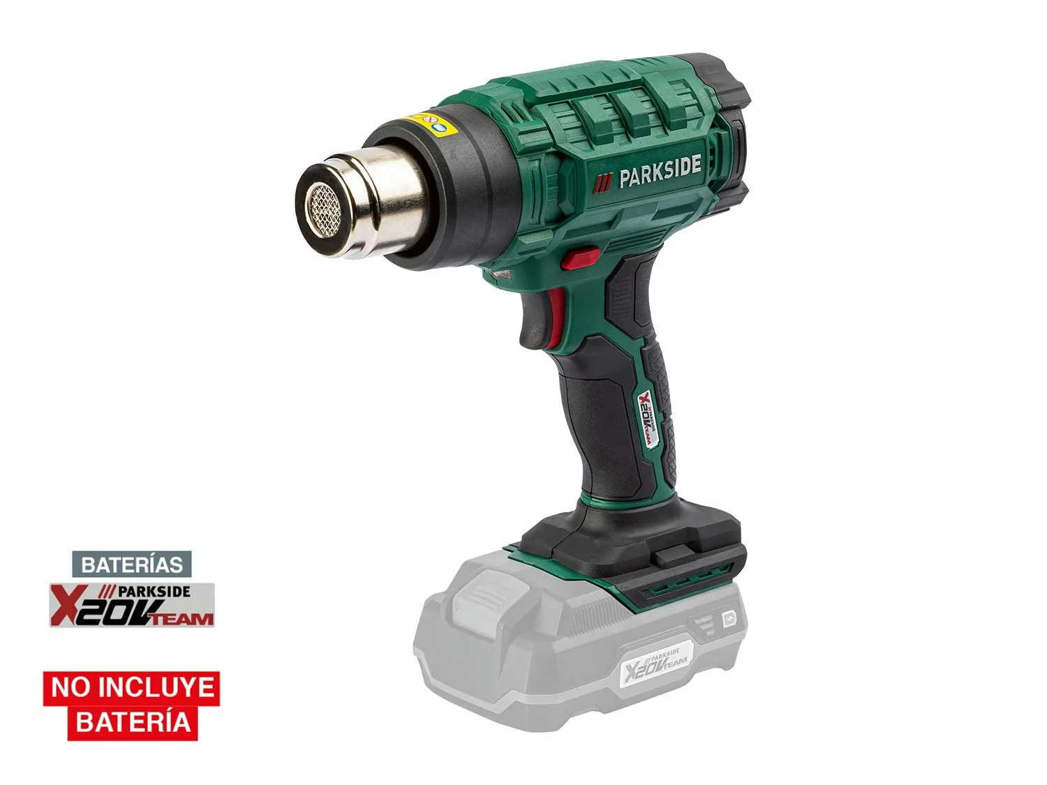 Pistola de aire caliente recargable 20 V