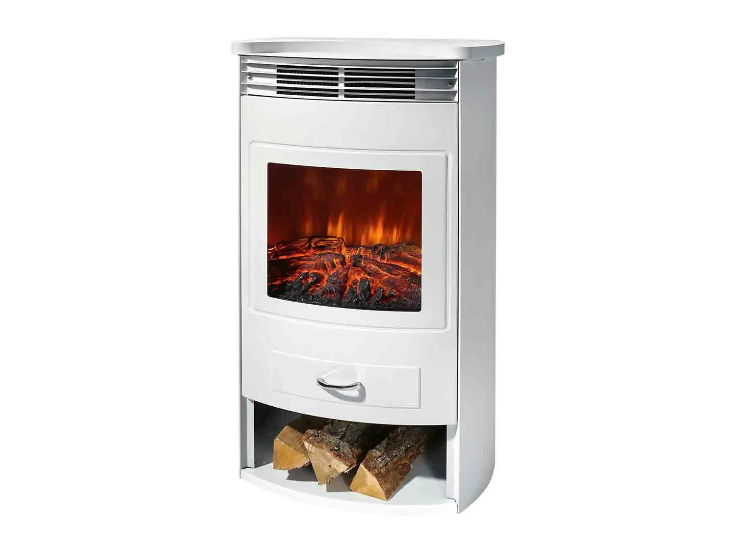 Chimenea eléctrica con compartimento de almacenamiento 1900 W