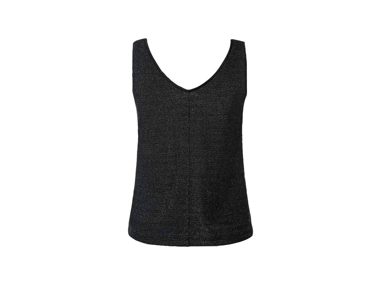 Camiseta con efecto brillante para mujer