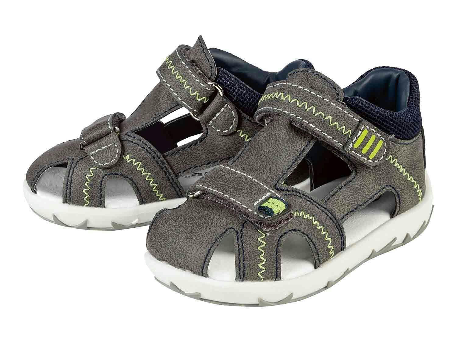 Sandalias acordonadas grises para bebé
