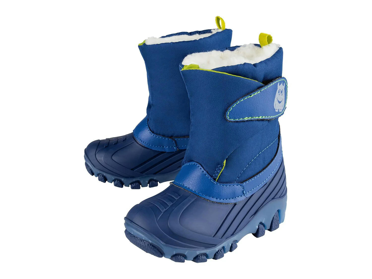 Botas de nieve azules infantiles