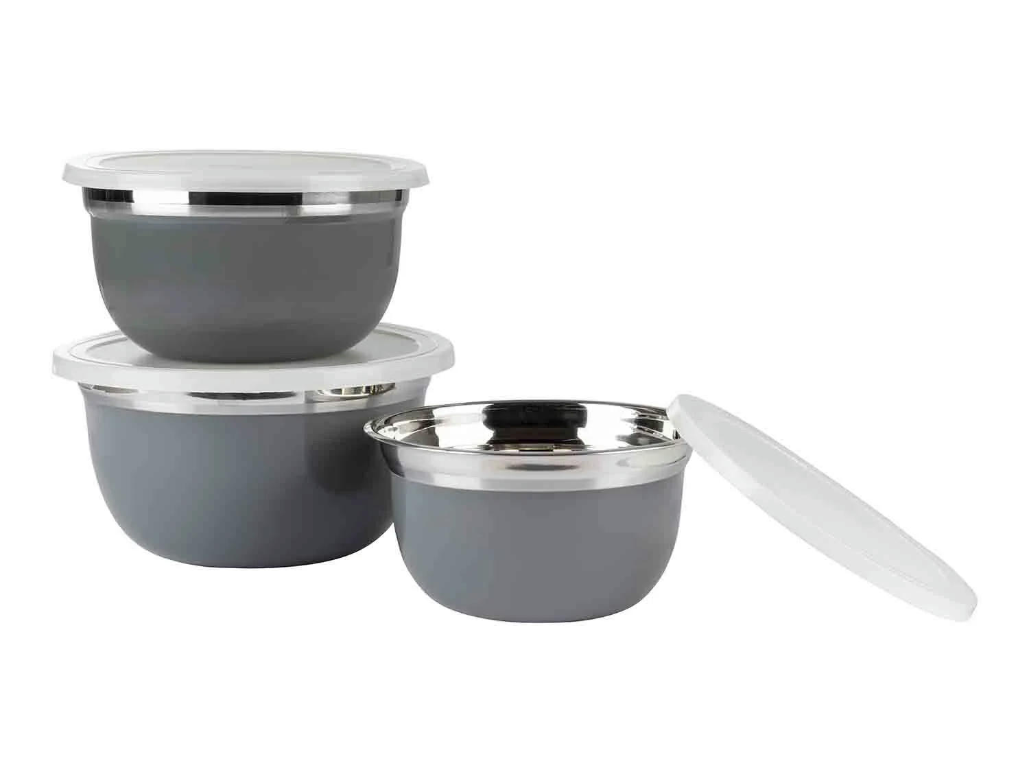 Set de cuencos de acero inoxidable