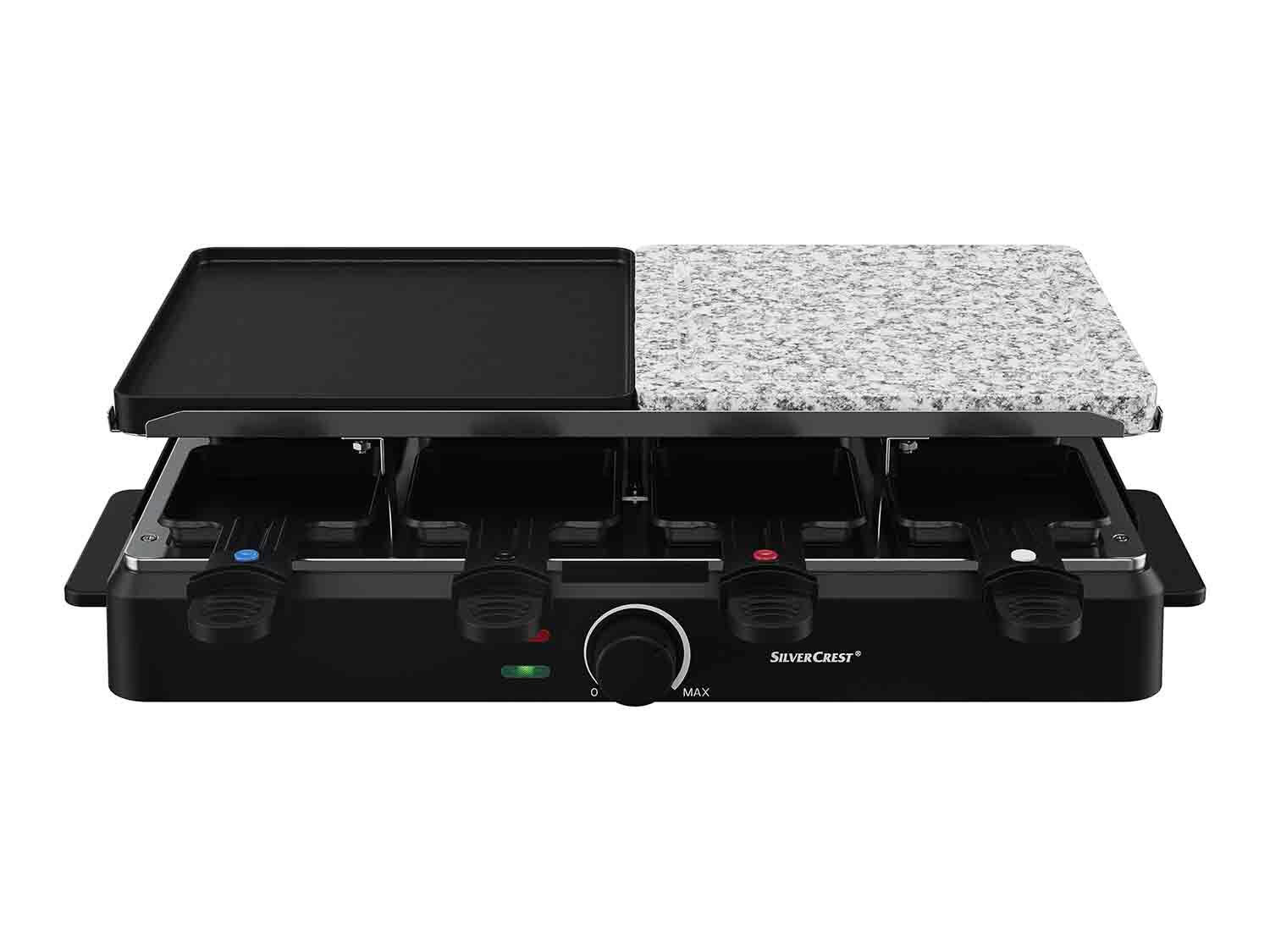 Parrilla Raclette con piedra caliente 1400 W