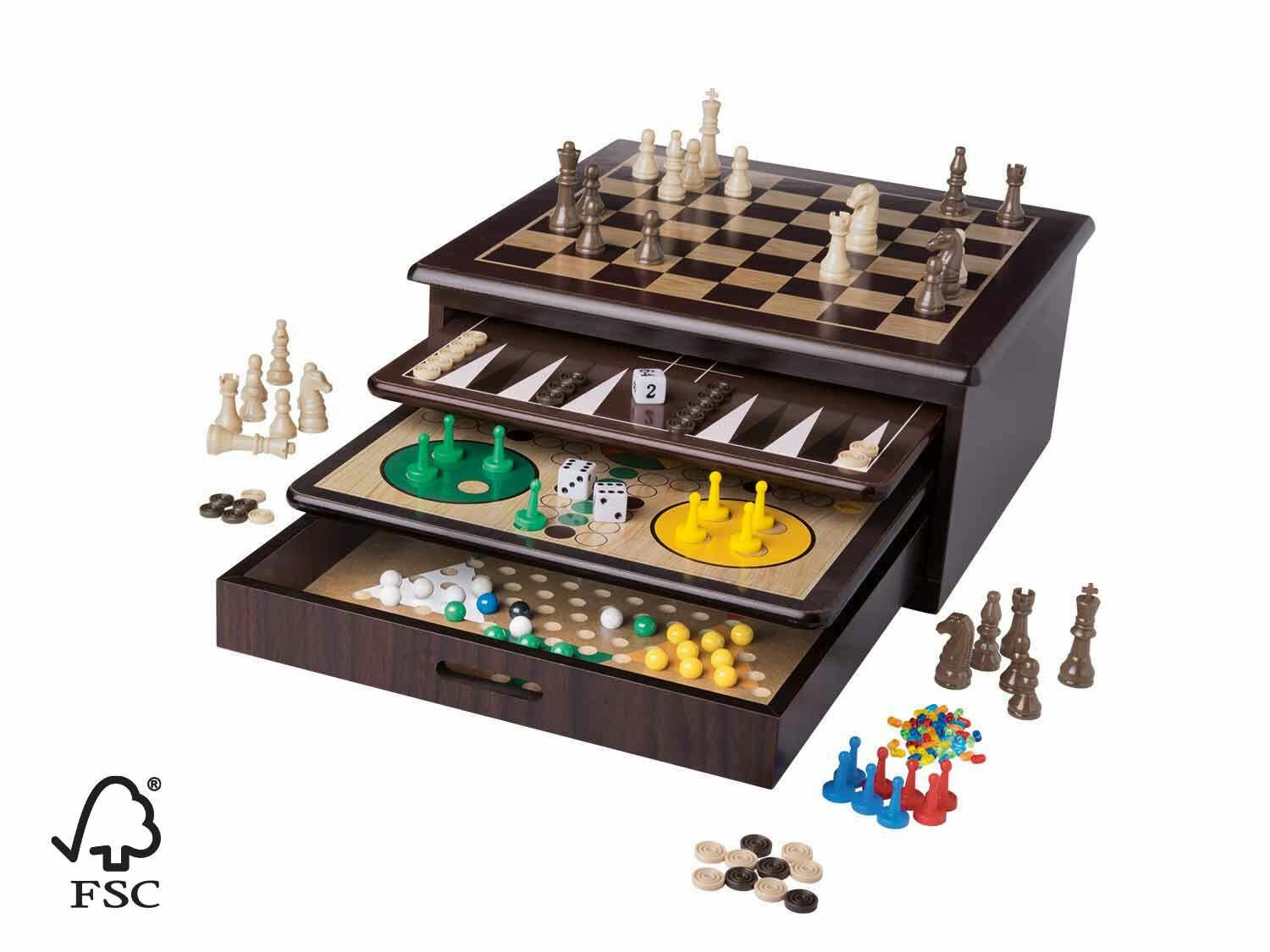 Colección de 10 juegos en 1 de madera