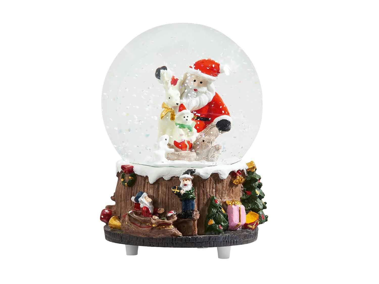 Bola de nieve con música