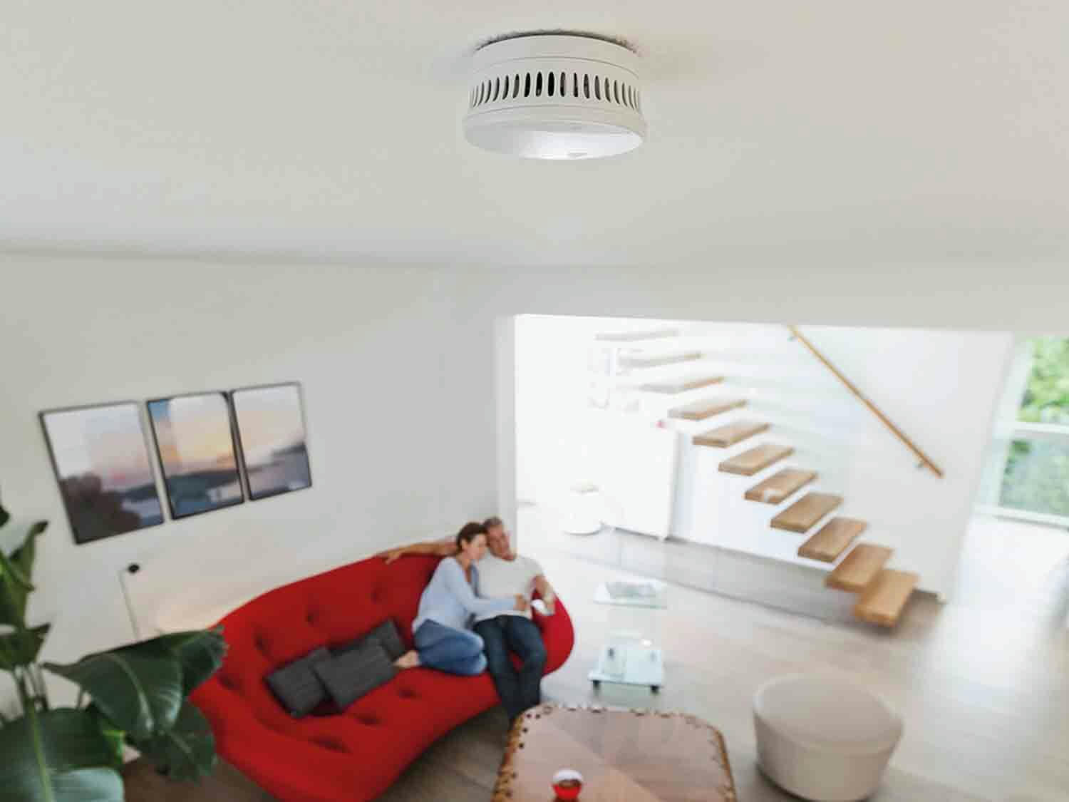 Detector de humo con alarma