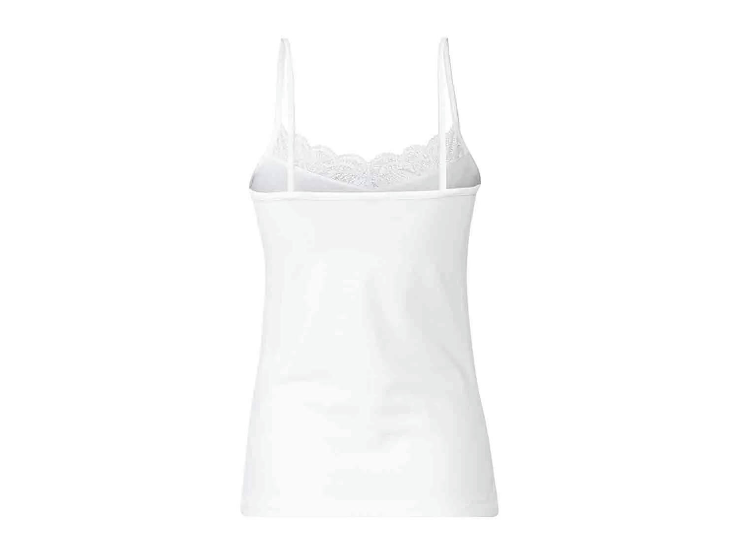 Camiseta de tirantes con encaje para mujer