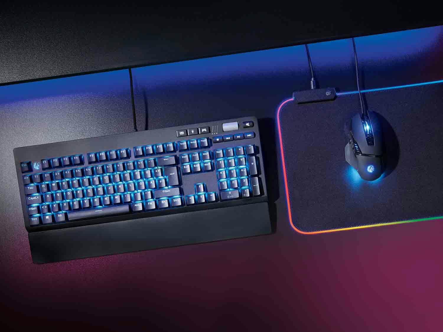 Ratón gaming LED