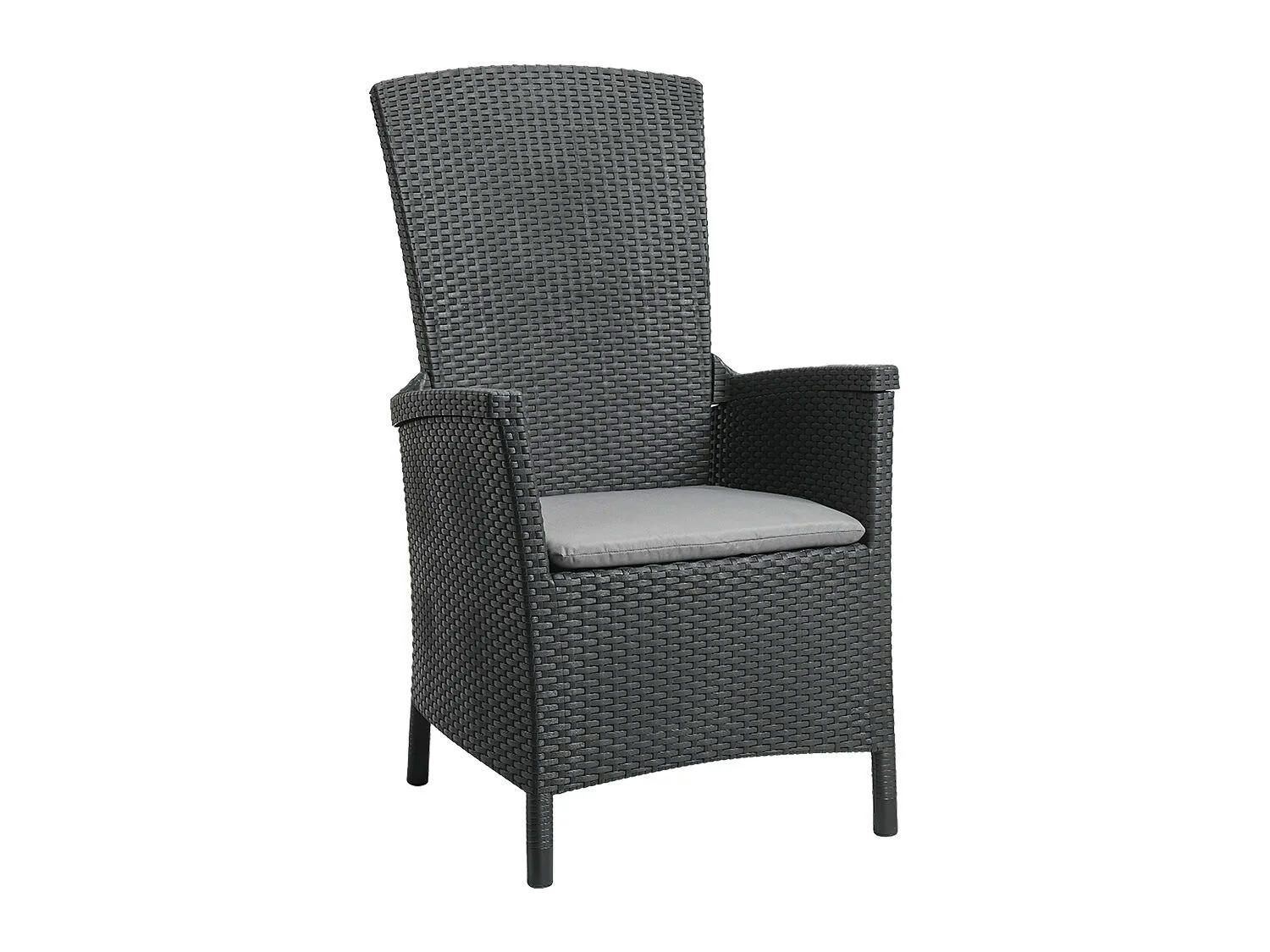 Allibert Sillón lounge Vermont gris oscuro