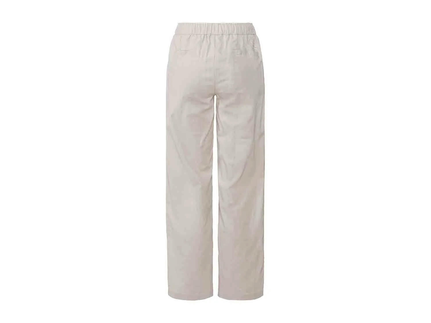 Pantalón de cáñamo con bolsillo frontal para mujer