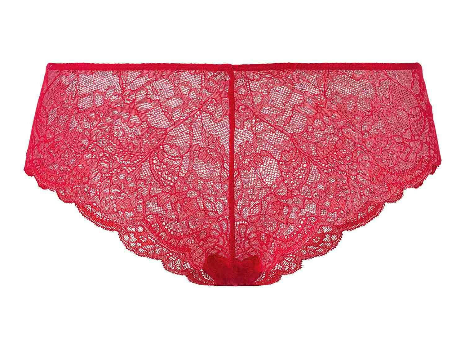 Culottes con encaje rojos para mujer pack 2