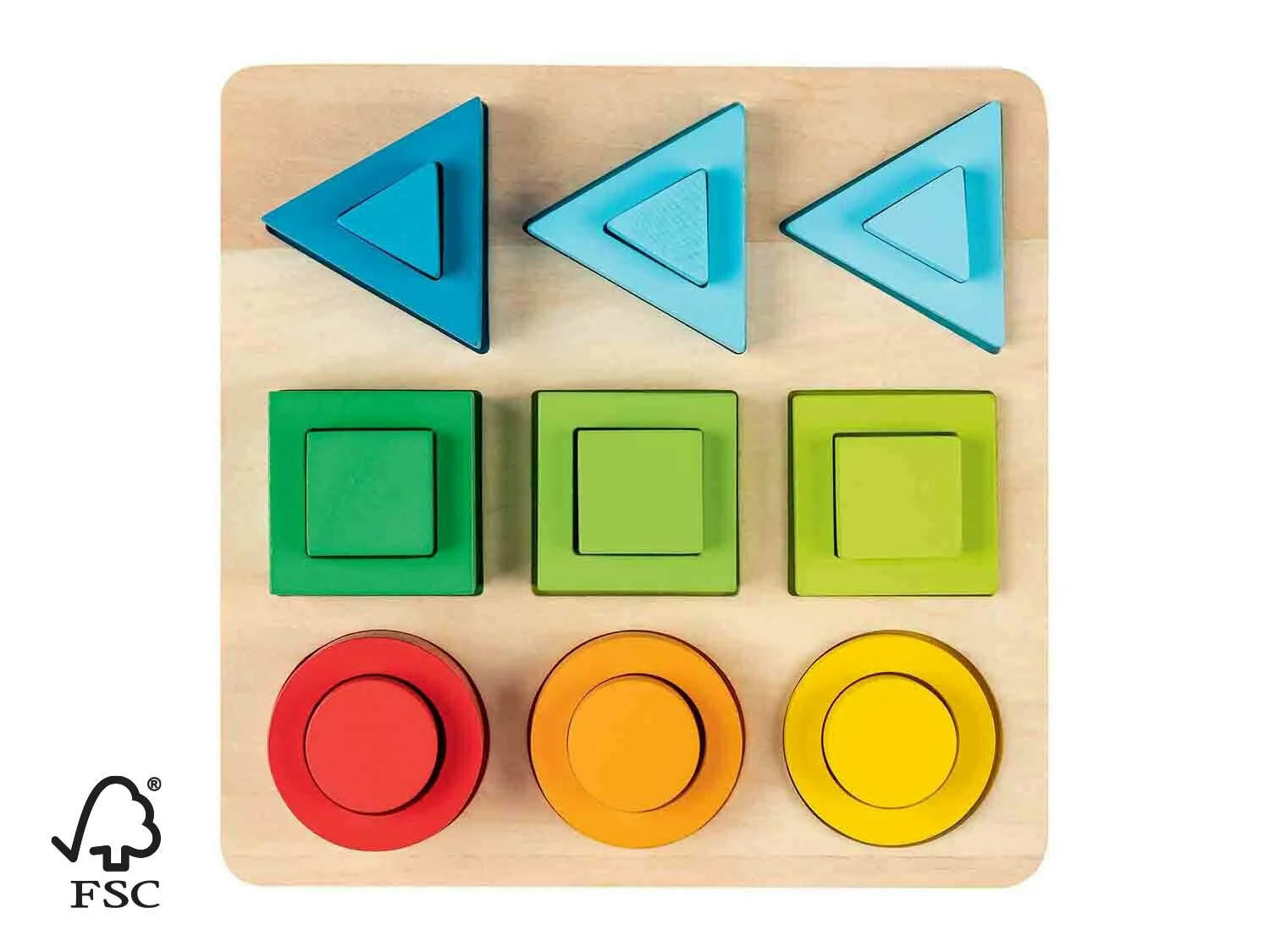 Juego educativo de piezas encajables y apilables