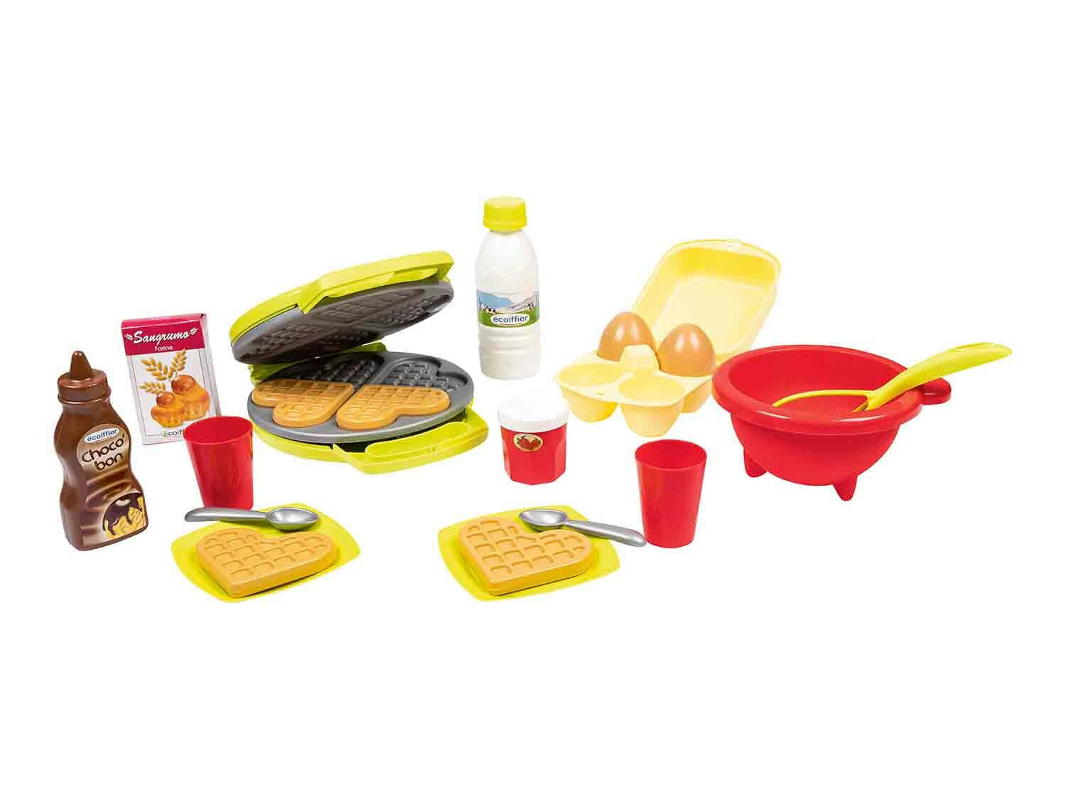 Ecoiffier ® Set de repostería de juguete con gofrera