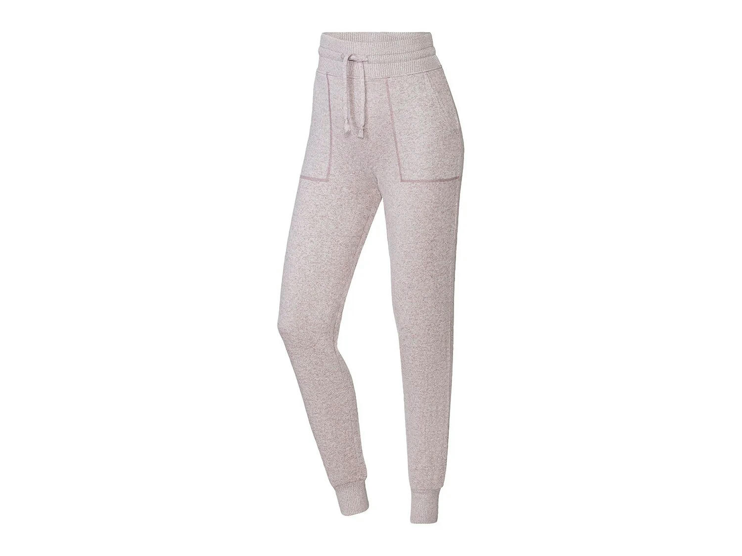 Pantalón con bolsillos laterales superpuestos para mujer