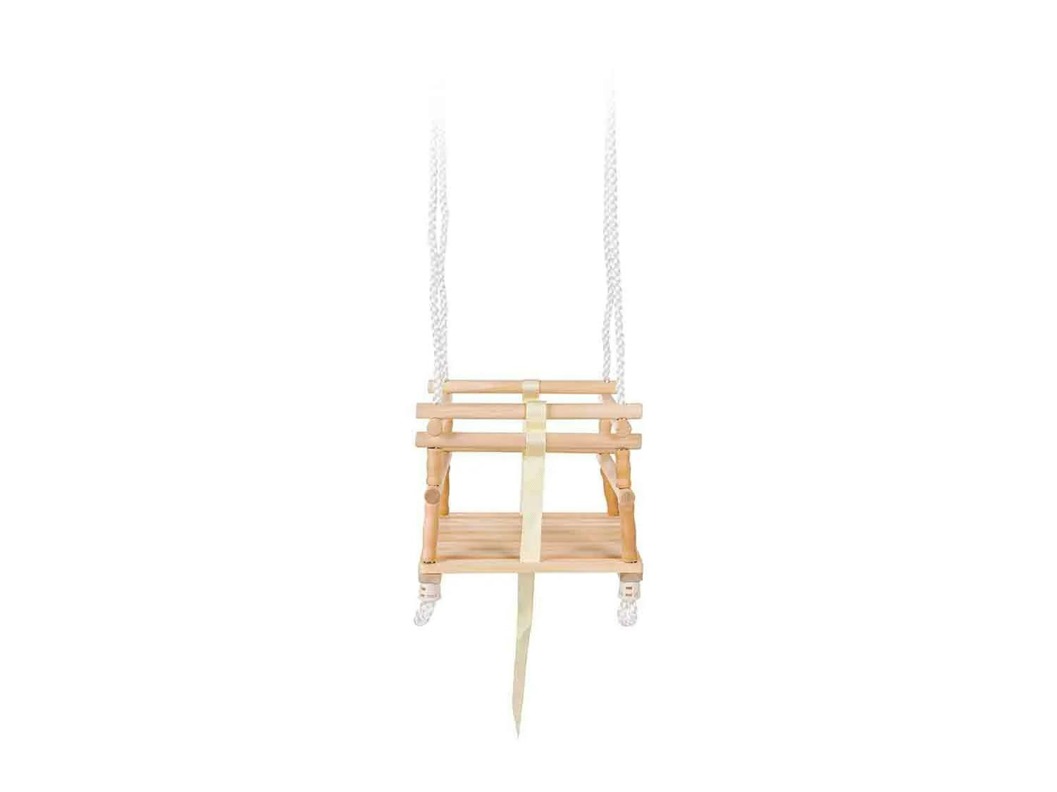 Columpio de madera para bebé