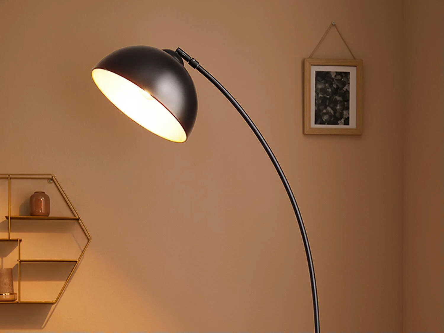 Lámpara curva LED