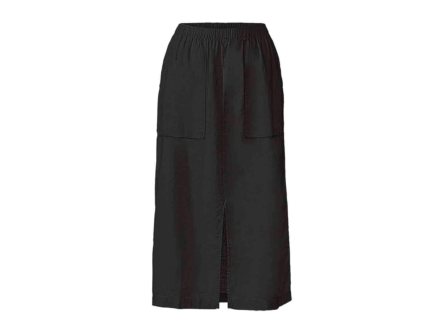 Falda de lino para mujer