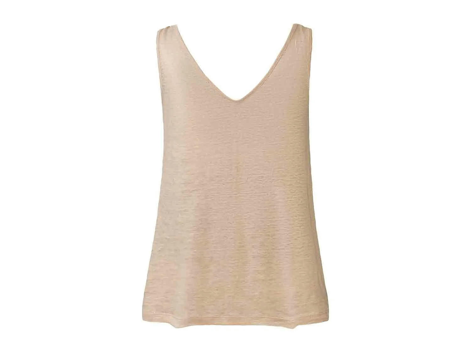 Camiseta de lino para mujer