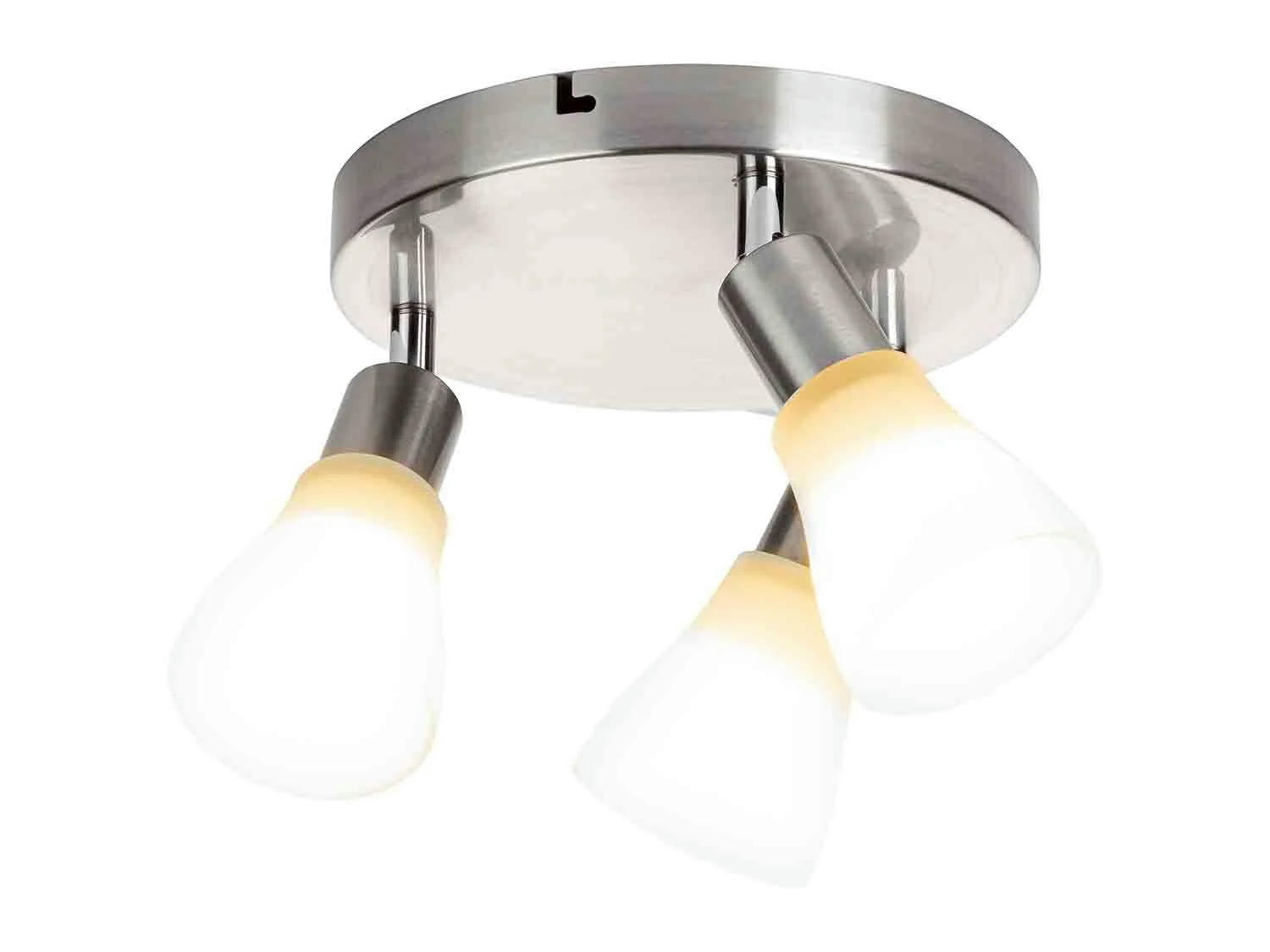 Lámpara LED de techo con 3 bombillas
