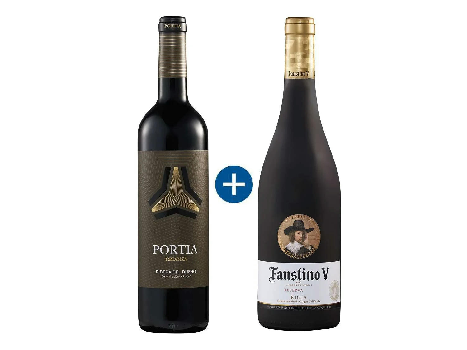 Faustino Reserva + Portia Crianza Diversas D.O. Pack 2