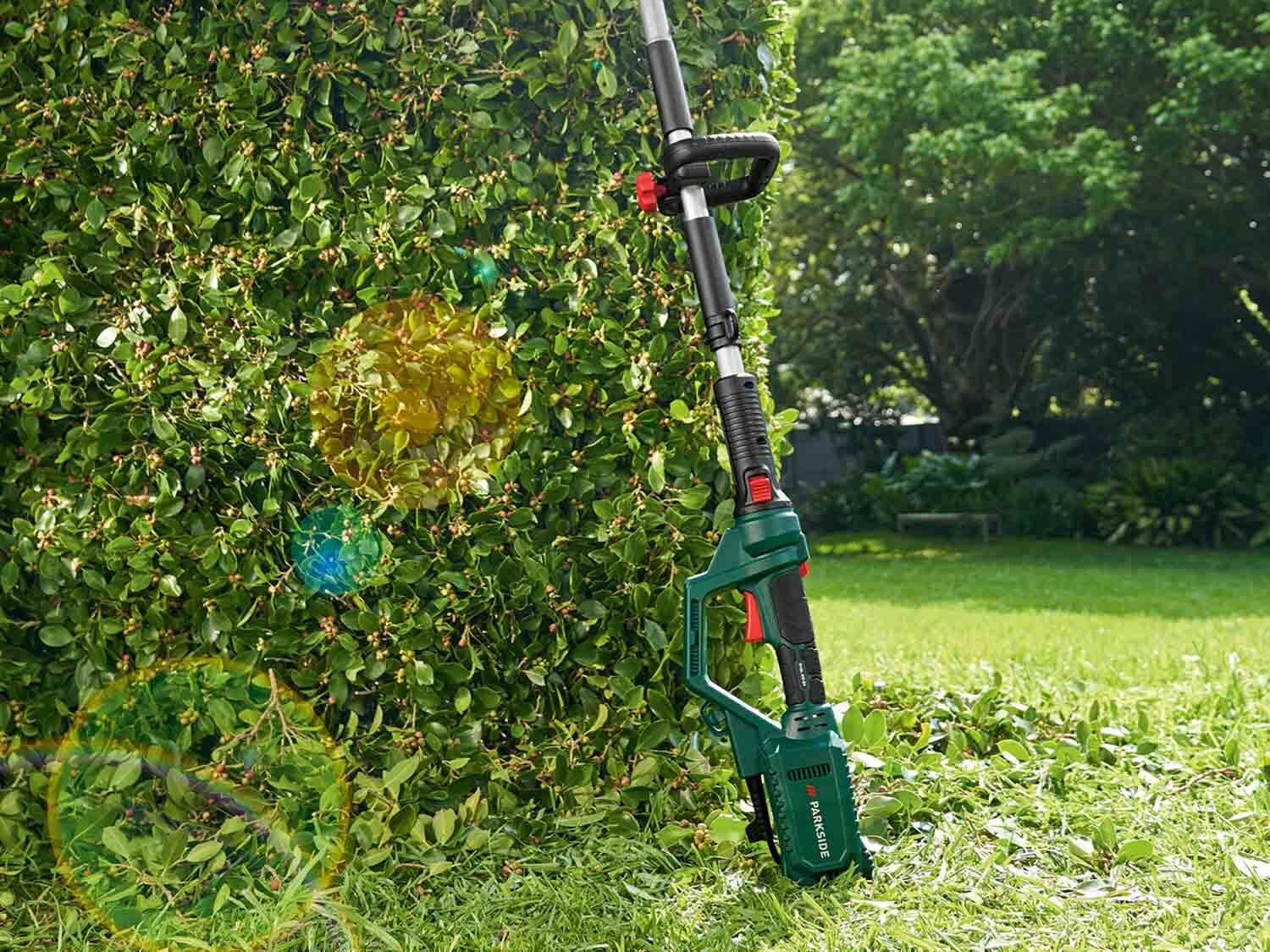 Cortasetos con mango largo 900 W