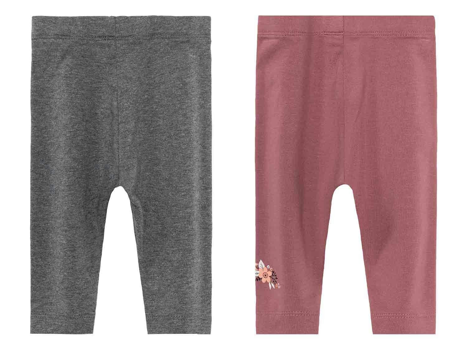 Leggings para bebé pack 2