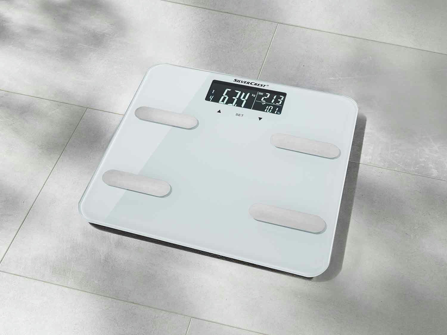 Báscula con medición de grasa corporal