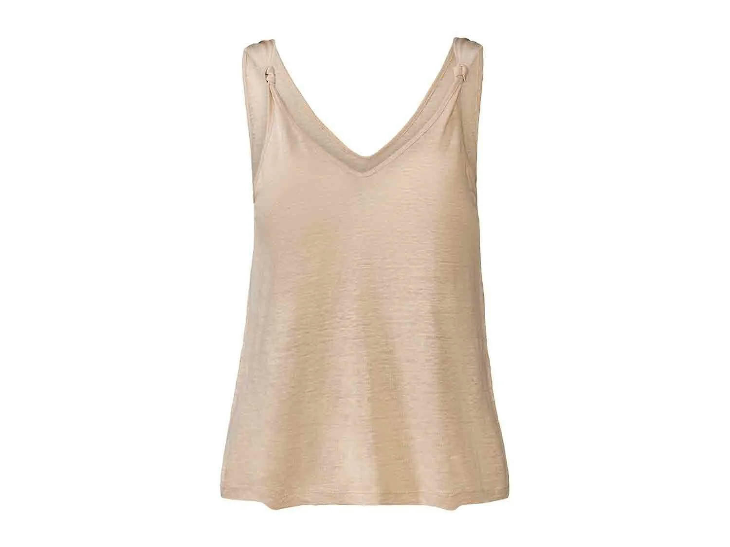 Camiseta de lino para mujer