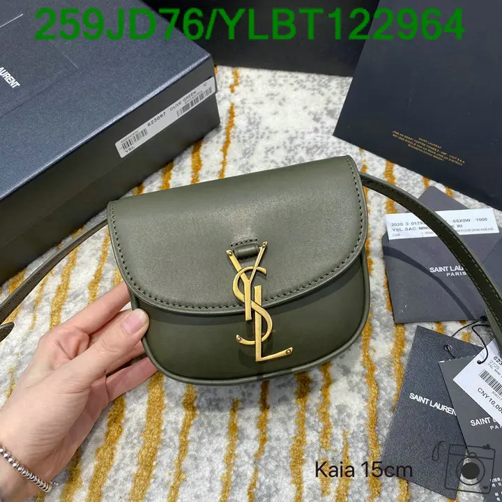 Saint Laurent KAIA SMALL SATCHEL IN VINTAGE SMOOTH LEATHERMirror 1 1
