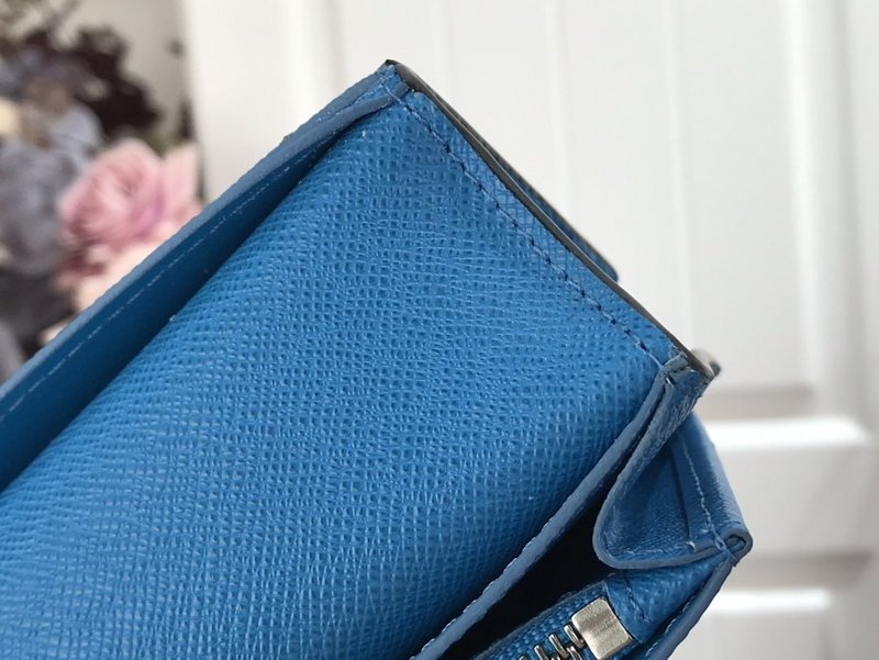 Louis Vuitton Brazza Wallet Blue Monogram