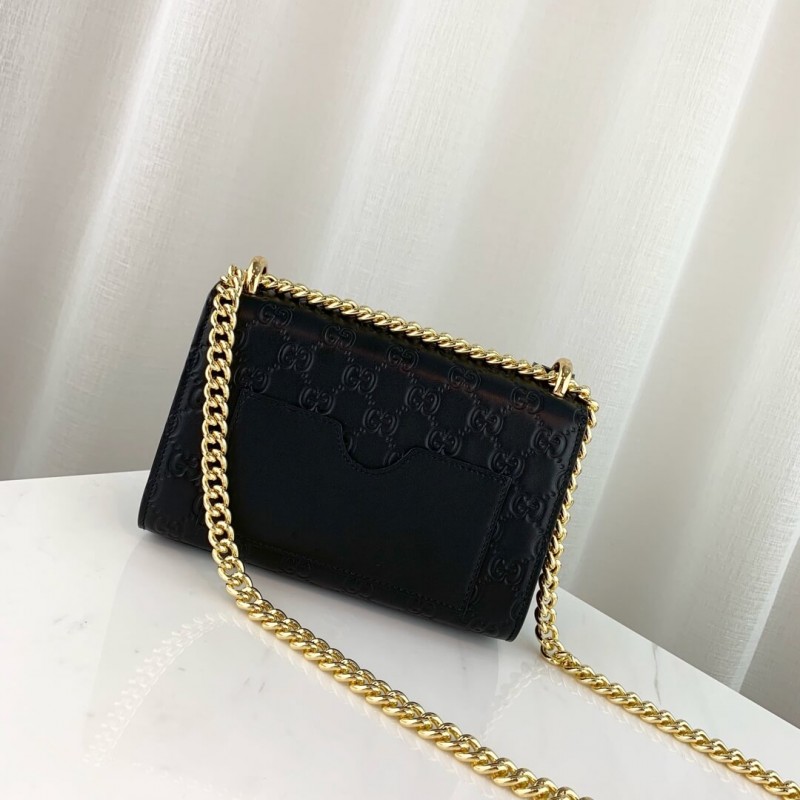 Gucci Padlock Small Gucci Signature Shoulder Bag 409487