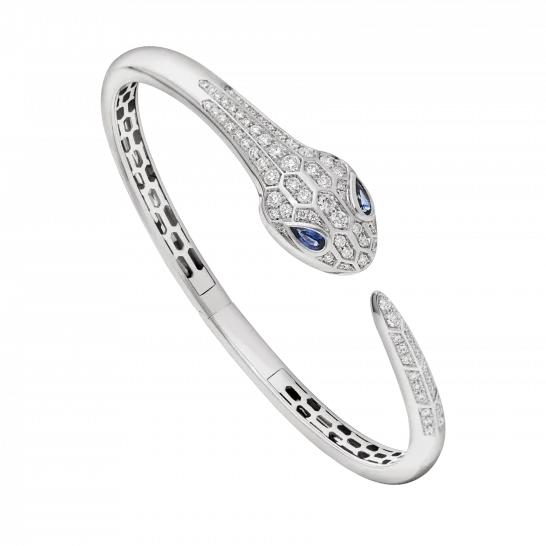 Replica BVLGARI SERPENTI SEDUTTORI Gilded Snake Shadow Bracelet