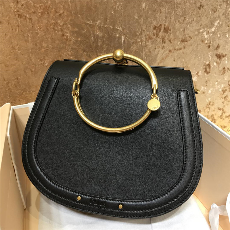 chloe Small Nile bracelet bag black Sell online Best Quality designer replica bags Replica Shoes replica clothing balenciaga replica bag ysl replica bags fake hermes bag for women by every designers.r...