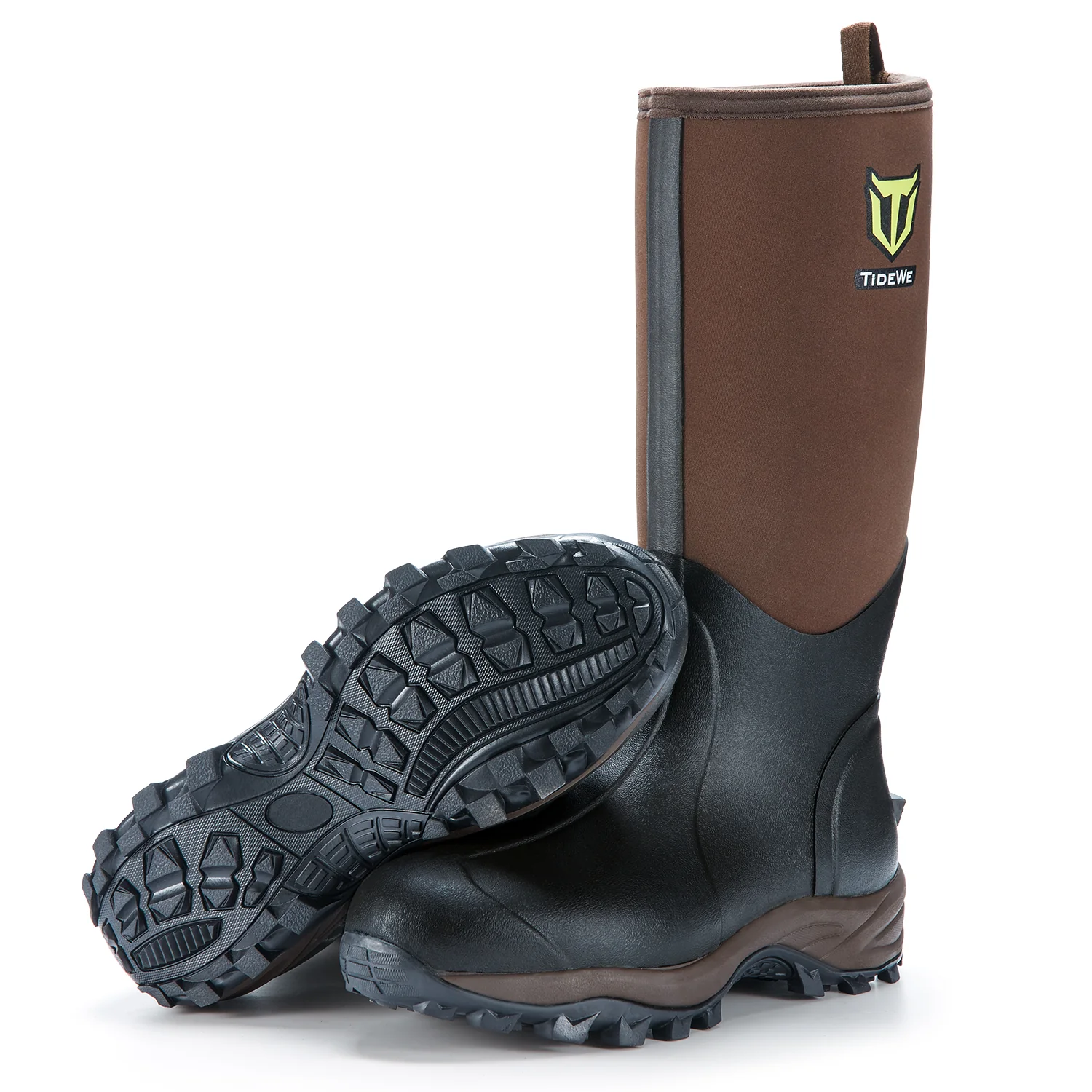 TideWe Rubber Neoprene Boots Men and Women Waterproof Durable 6mm Hunting Boots - TIDEWE WADERS