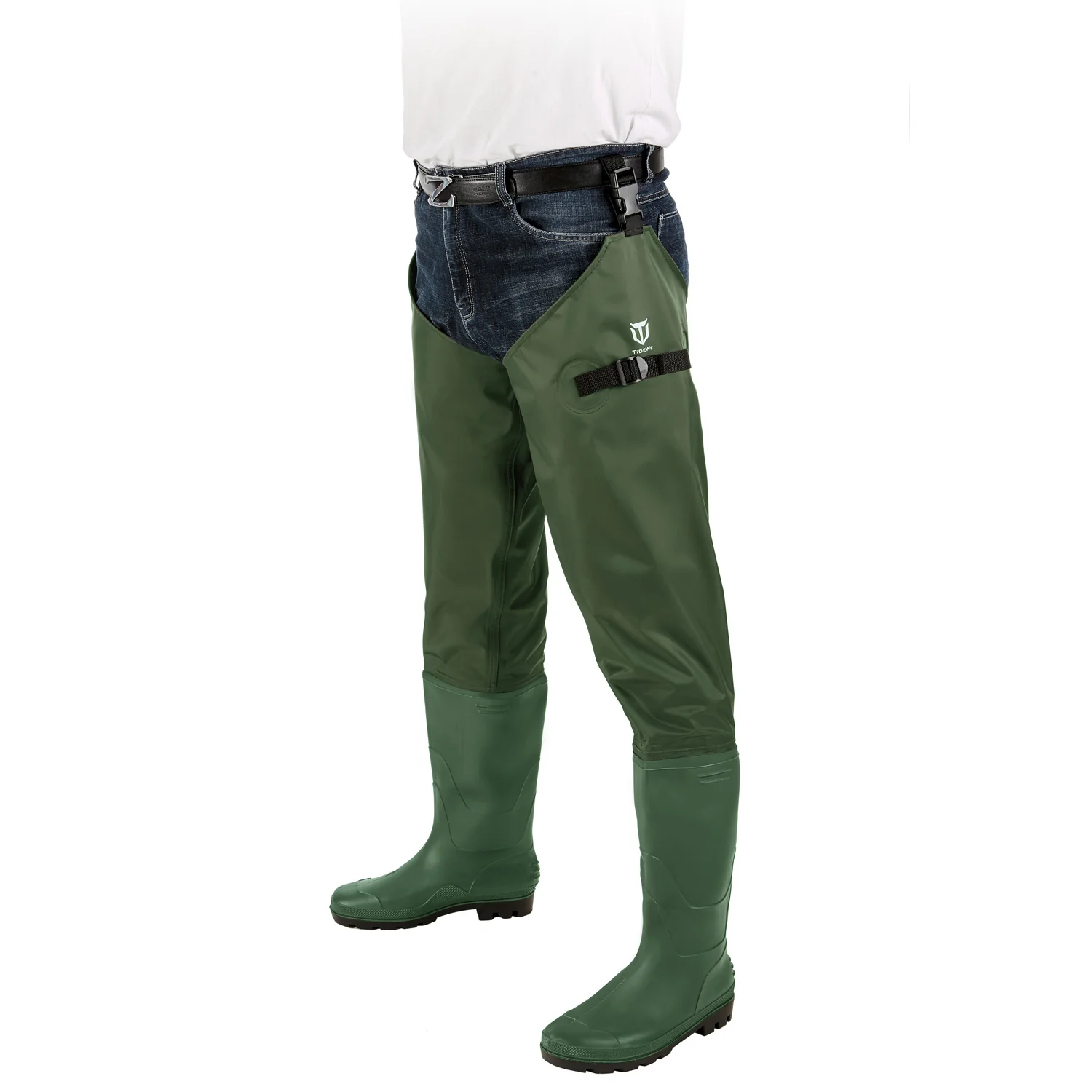 TideWe Hip Waders PVC Lightweight Fishing Hip Boots - TIDEWE WADERS