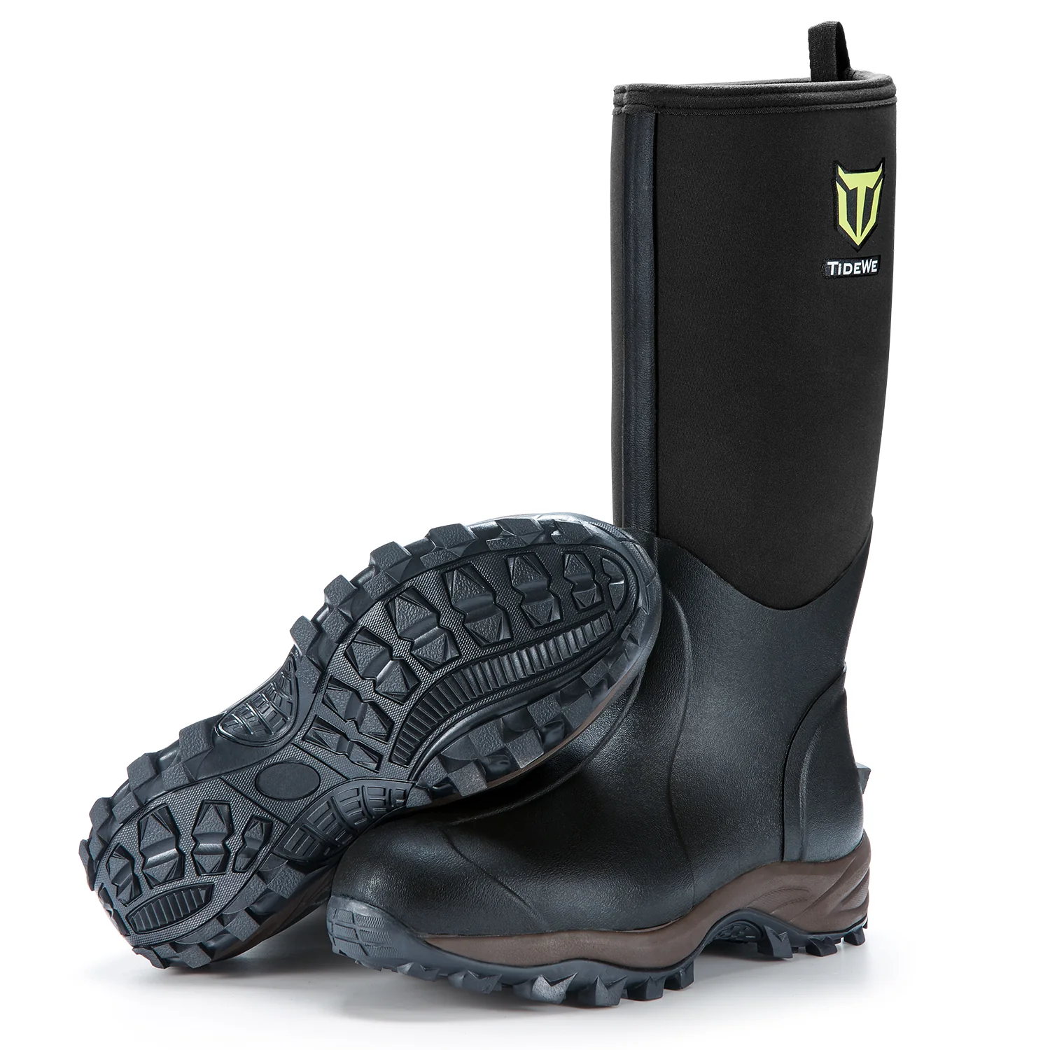 TideWe Rubber Neoprene Boots Men and Women Waterproof Durable 6mm Hunting Boots - TIDEWE WADERS