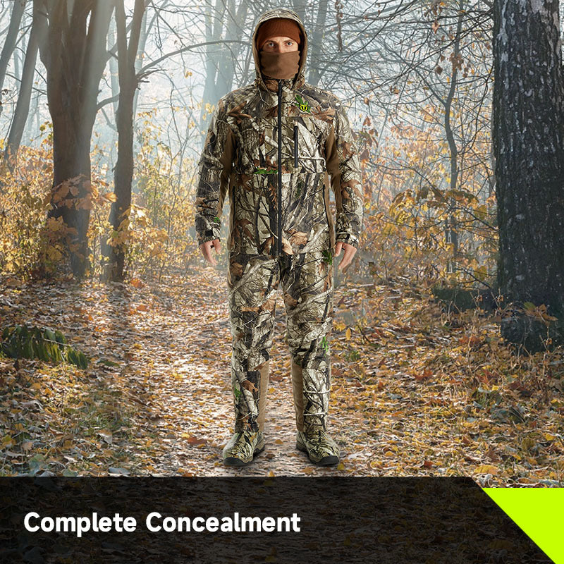 TideWe Altus Whitetail Ultra Silent Hunting Suit Men's Water Resistant Hunting Clothes - TIDEWE WADERS