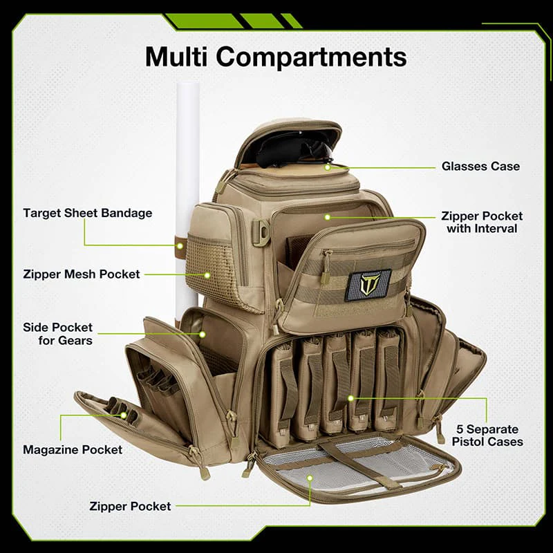 TideWe Range Backpack Bag Carrier Range Pack for Outdoors - TIDEWE WADERS