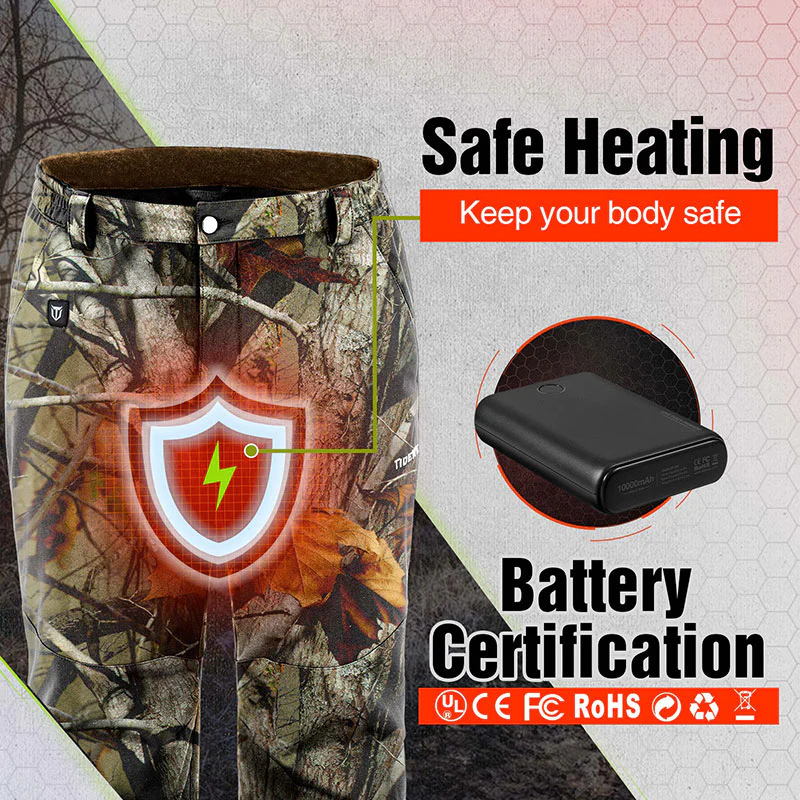 TideWe Hunting Pants Heated for Men with Battery Pack - TIDEWE WADERS
