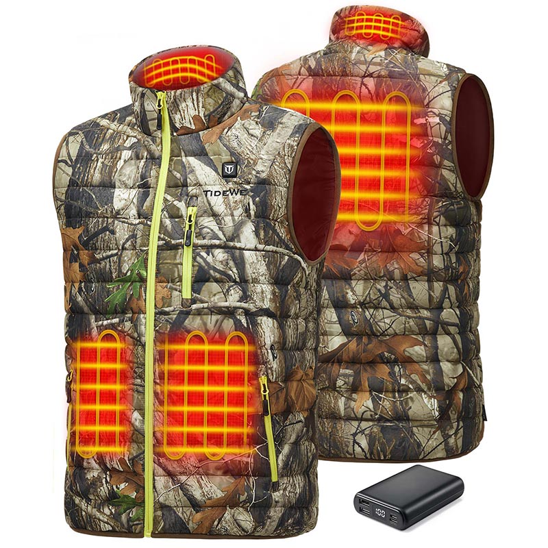 TideWe Men’s Heated Vest with Battery Pack, Lightweight and Washable Vest - TIDEWE WADERS