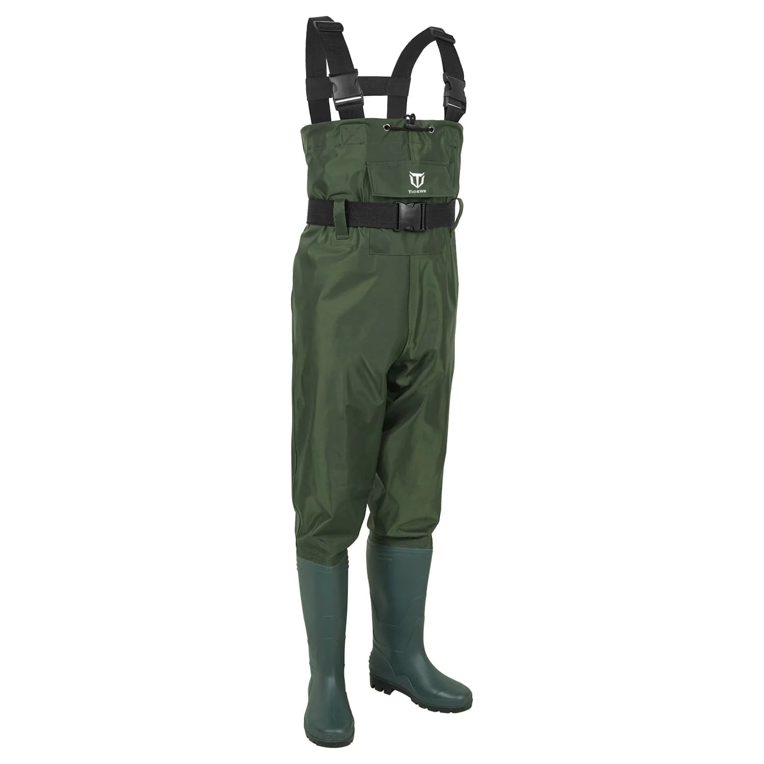 TideWe Fishing Waders PVC Waterproof Chest Wader With Bootfoots - TIDEWE WADERS