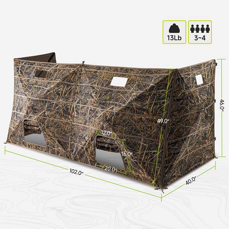 Tidewe Panel Blind Waterfowl Duck Hunting Blind - TIDEWE WADERS