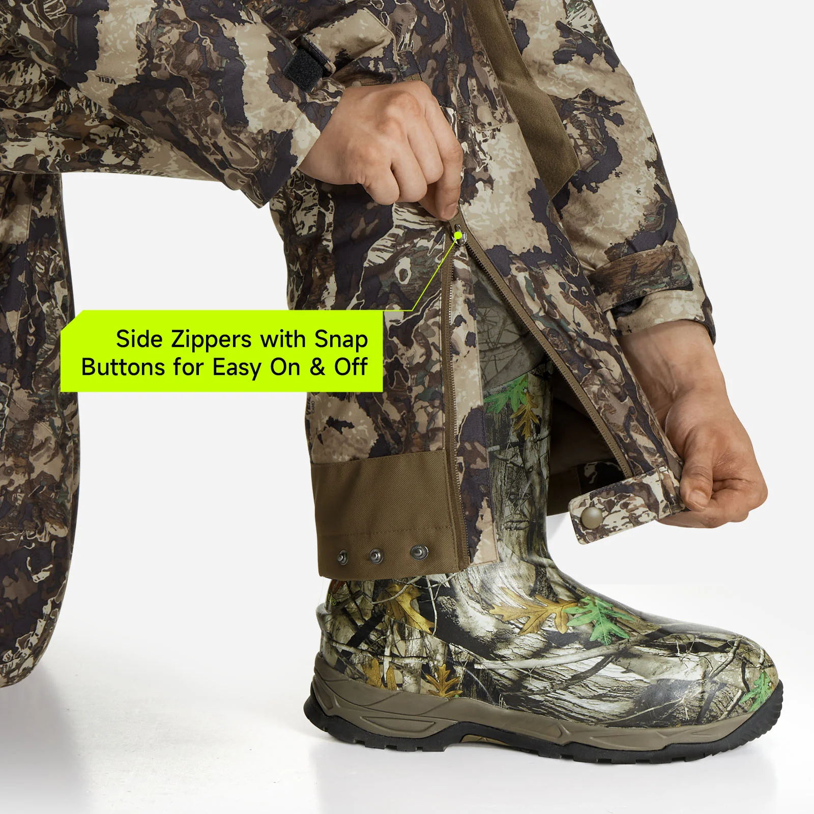 TideWe Altus Whitetail Ultra Silent Hunting Suit Men's Water Resistant Hunting Clothes - TIDEWE WADERS