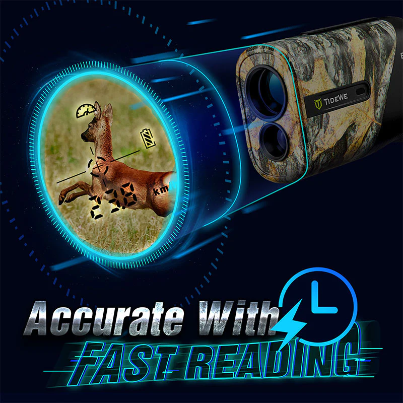TideWe Mini Lightweight Deer Hunting Rangefinder 875Y Laser Range Finder - TIDEWE WADERS