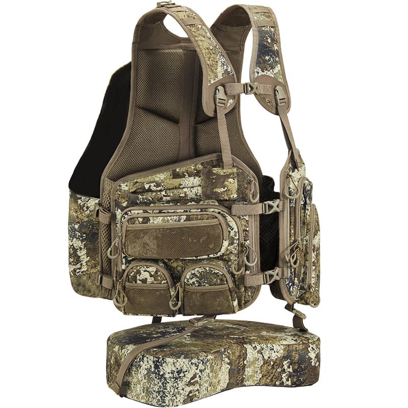 TideWe Turkey Hunting Vest With Seat Cushion and Game Pouch - TIDEWE WADERS