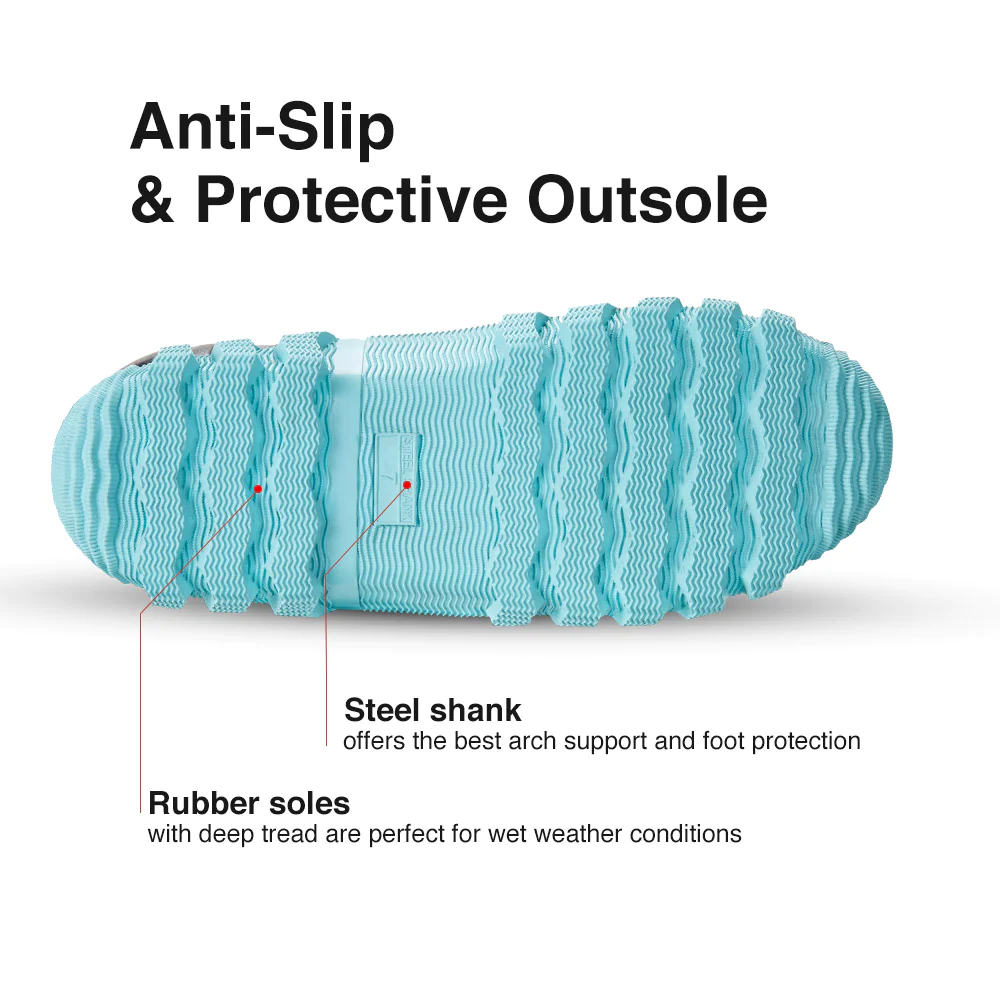 TideWe Rubber Boots for Women Rain Boots with Steel Shank, Neoprene Outdoor Realtree Hunting Boots - TIDEWE WADERS