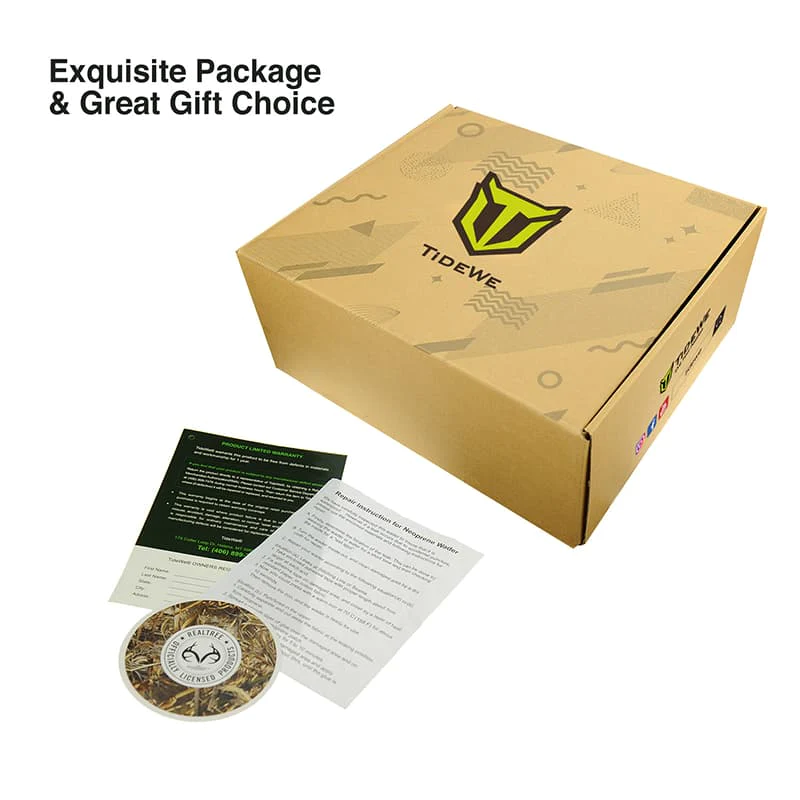 TideWe Hunting Chest Waders for Toddler Kids Youth, Fishing Neoprene Realtree MAX5 Camo Waders - TIDEWE WADERS